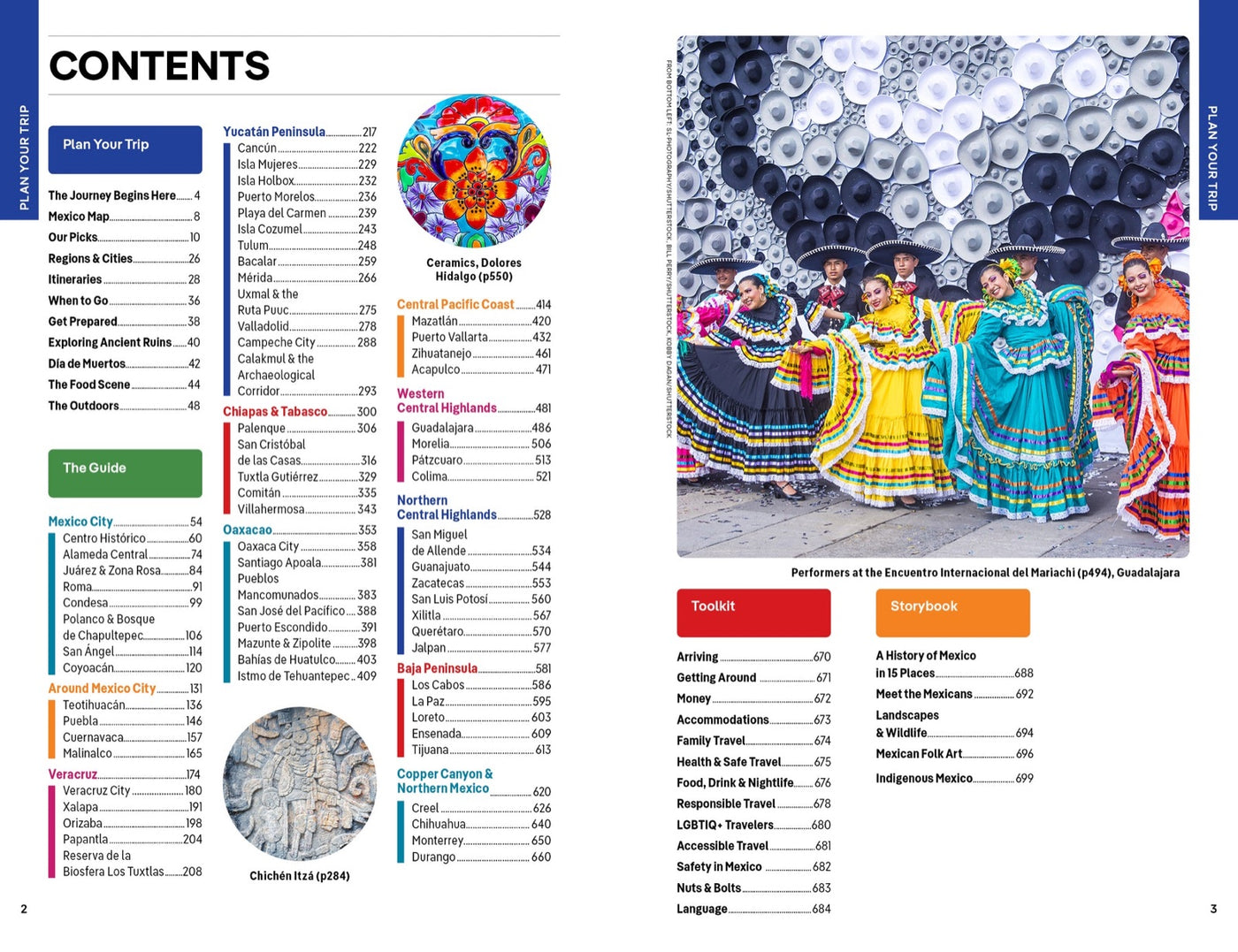 Lonely Planet Mexico inside page 1