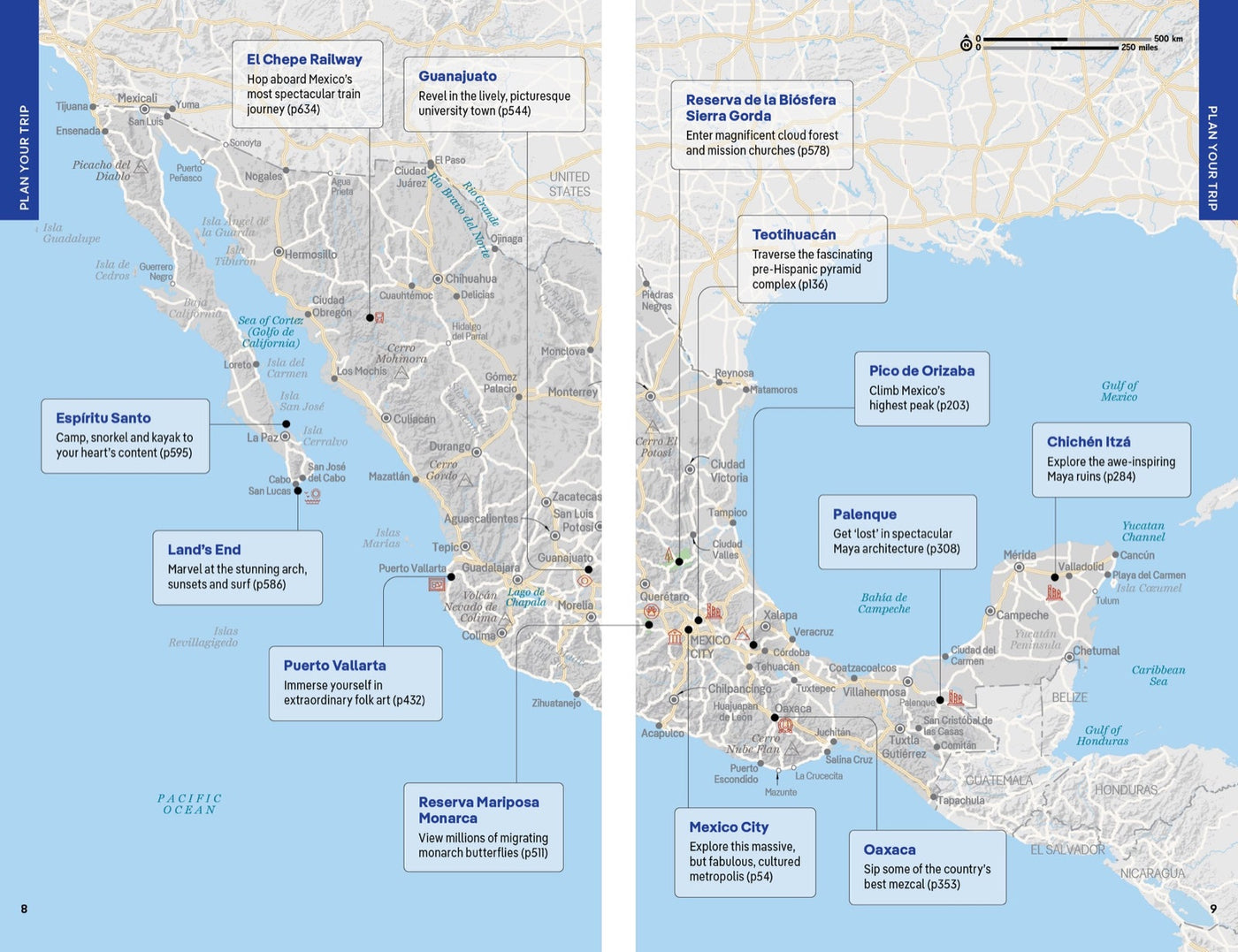 Lonely Planet Mexico inside page 3