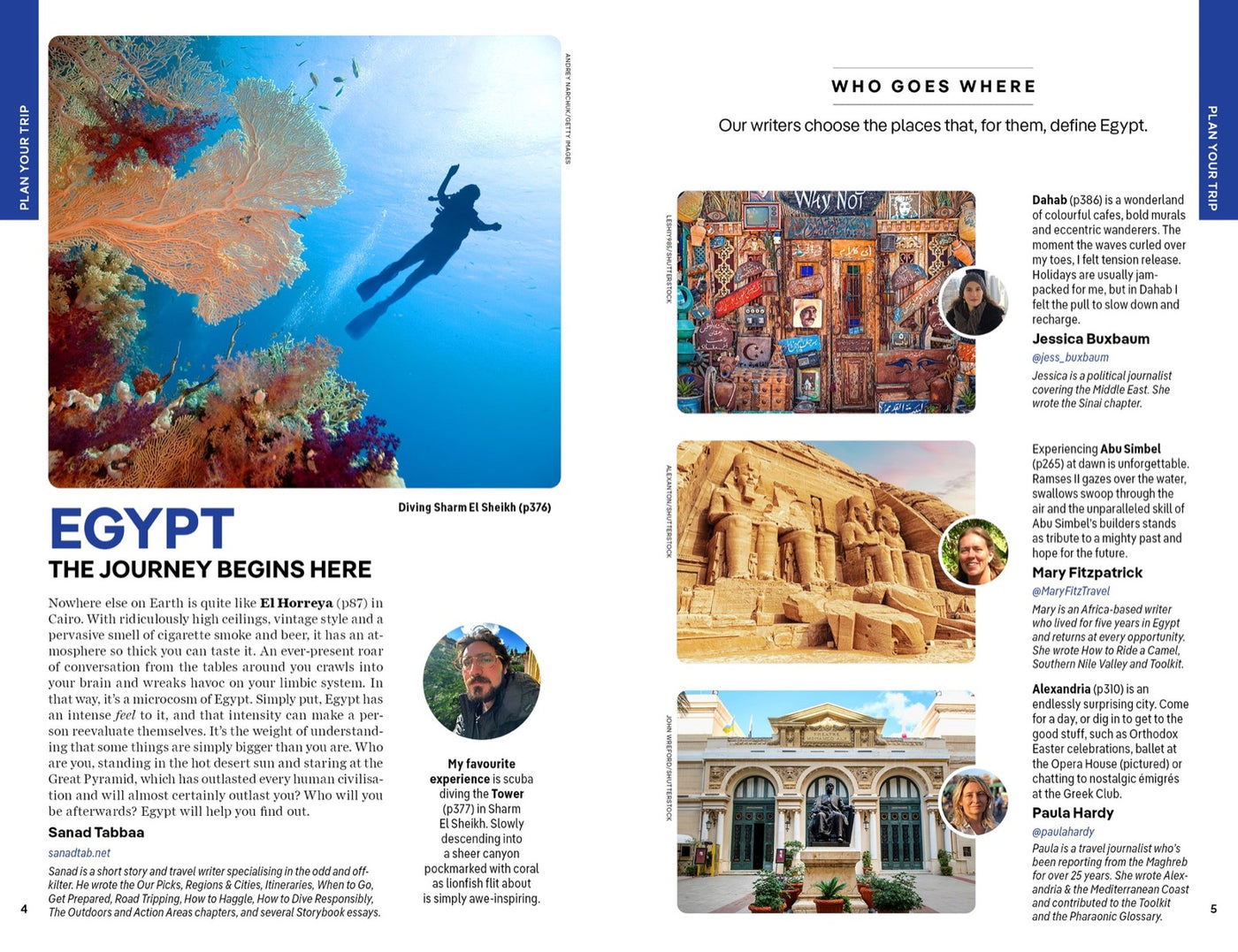 Lonely Planet Egypt inside page 2
