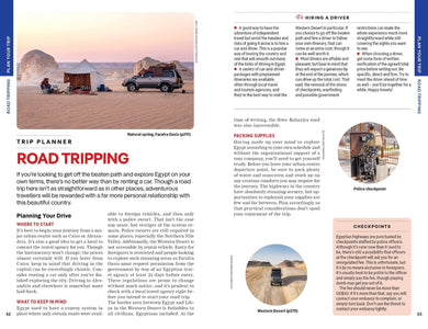 Lonely Planet Egypt inside page 10