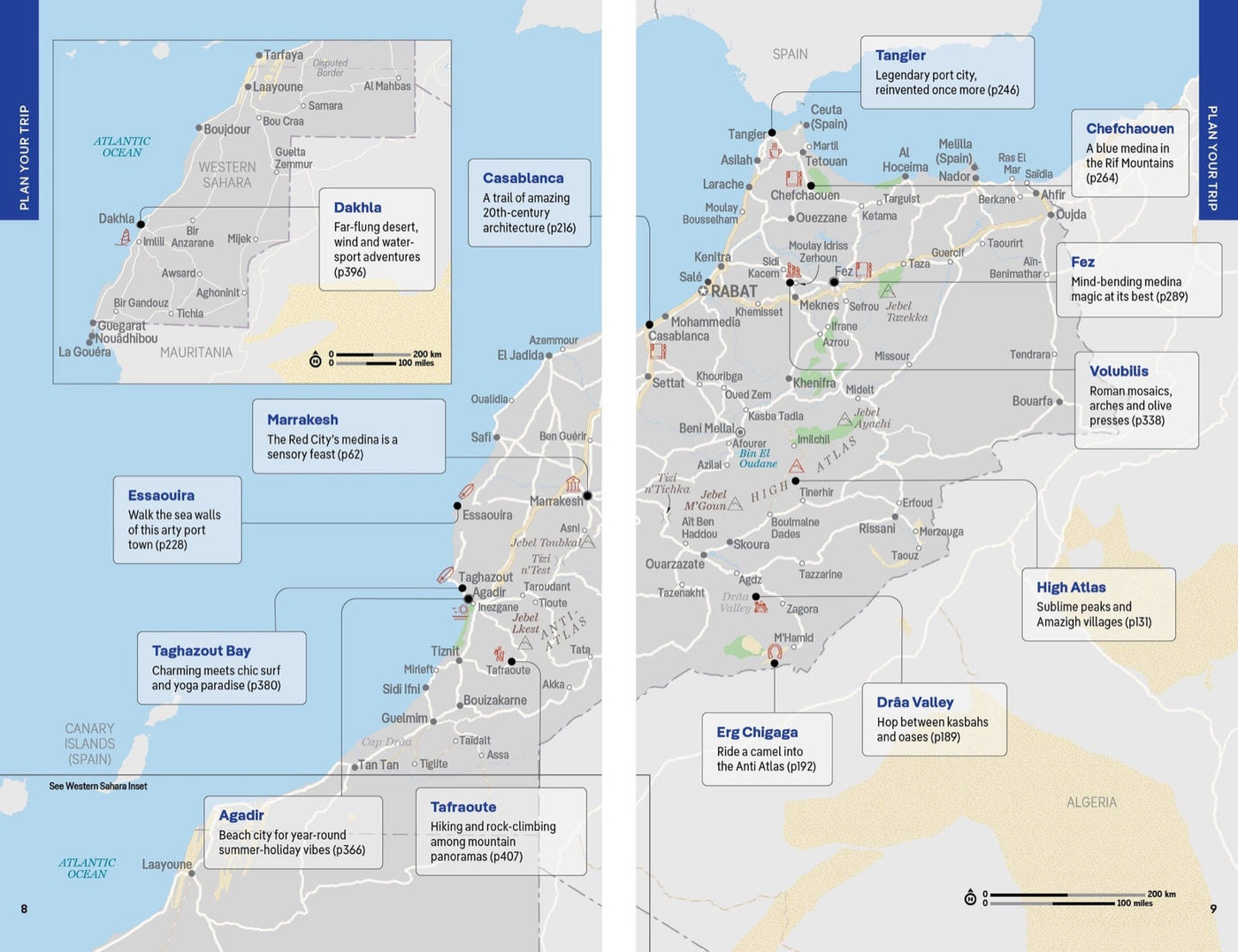 Lonely Planet Morocco inside page 3