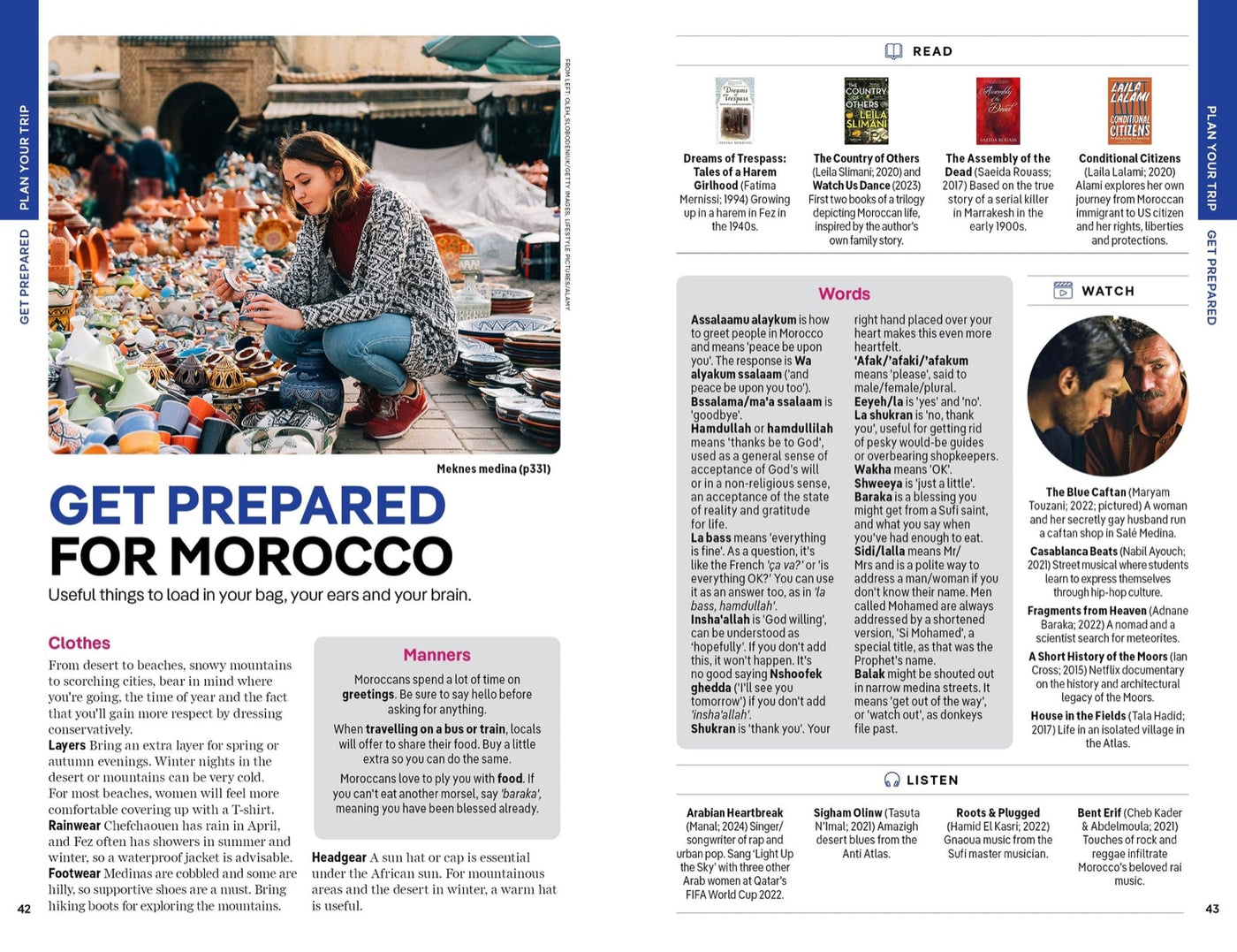 Lonely Planet Morocco inside page 7