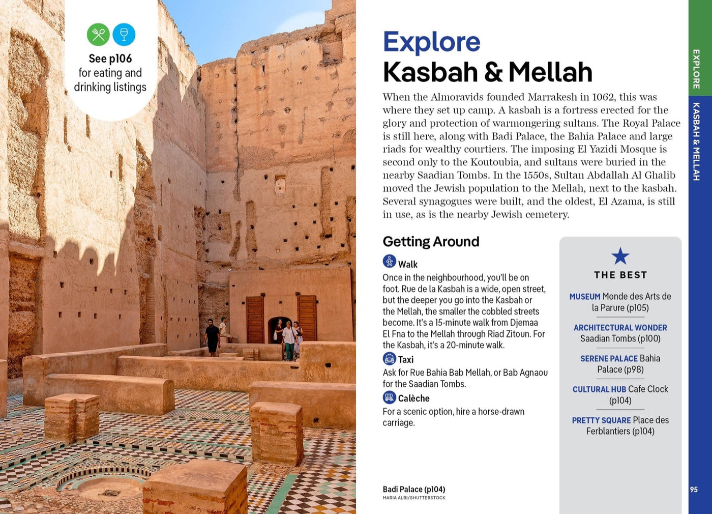 Lonely Planet Pocket Marrakesh inside page 9