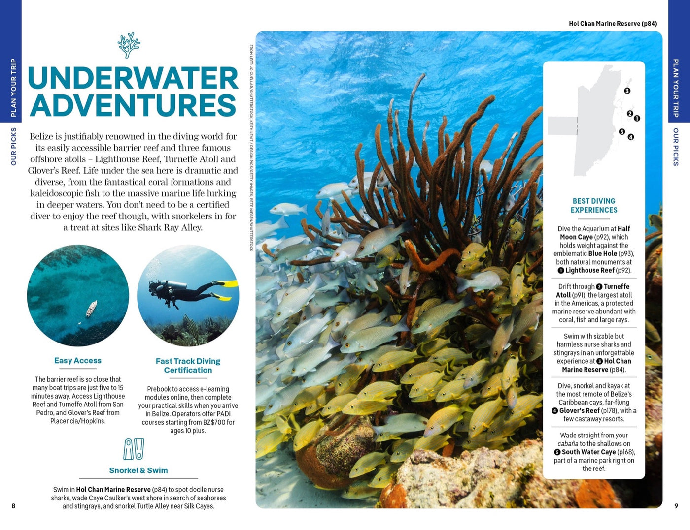 Lonely Planet Belize inside page 4