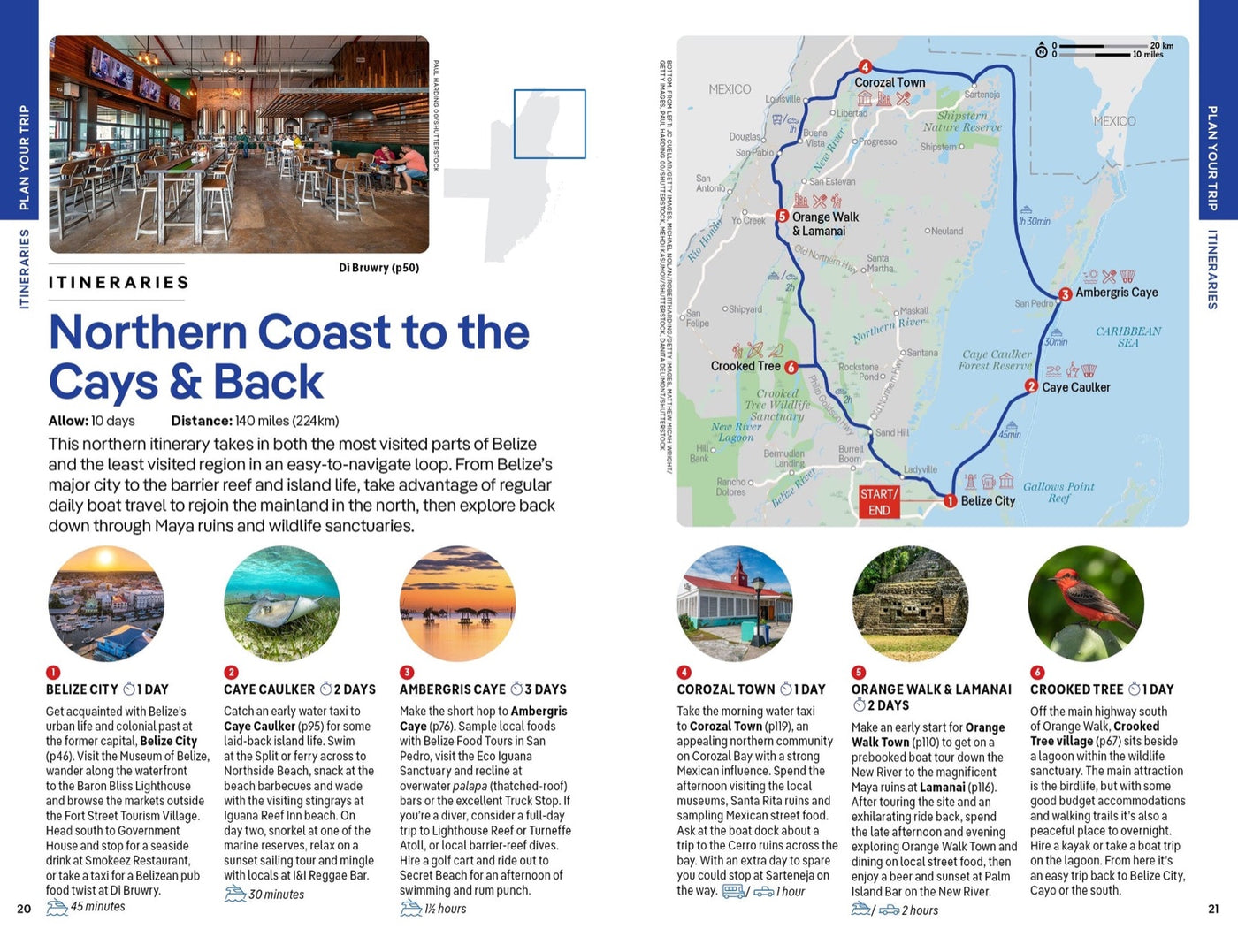 Lonely Planet Belize inside page 5