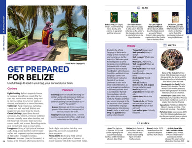 Lonely Planet Belize inside page 7