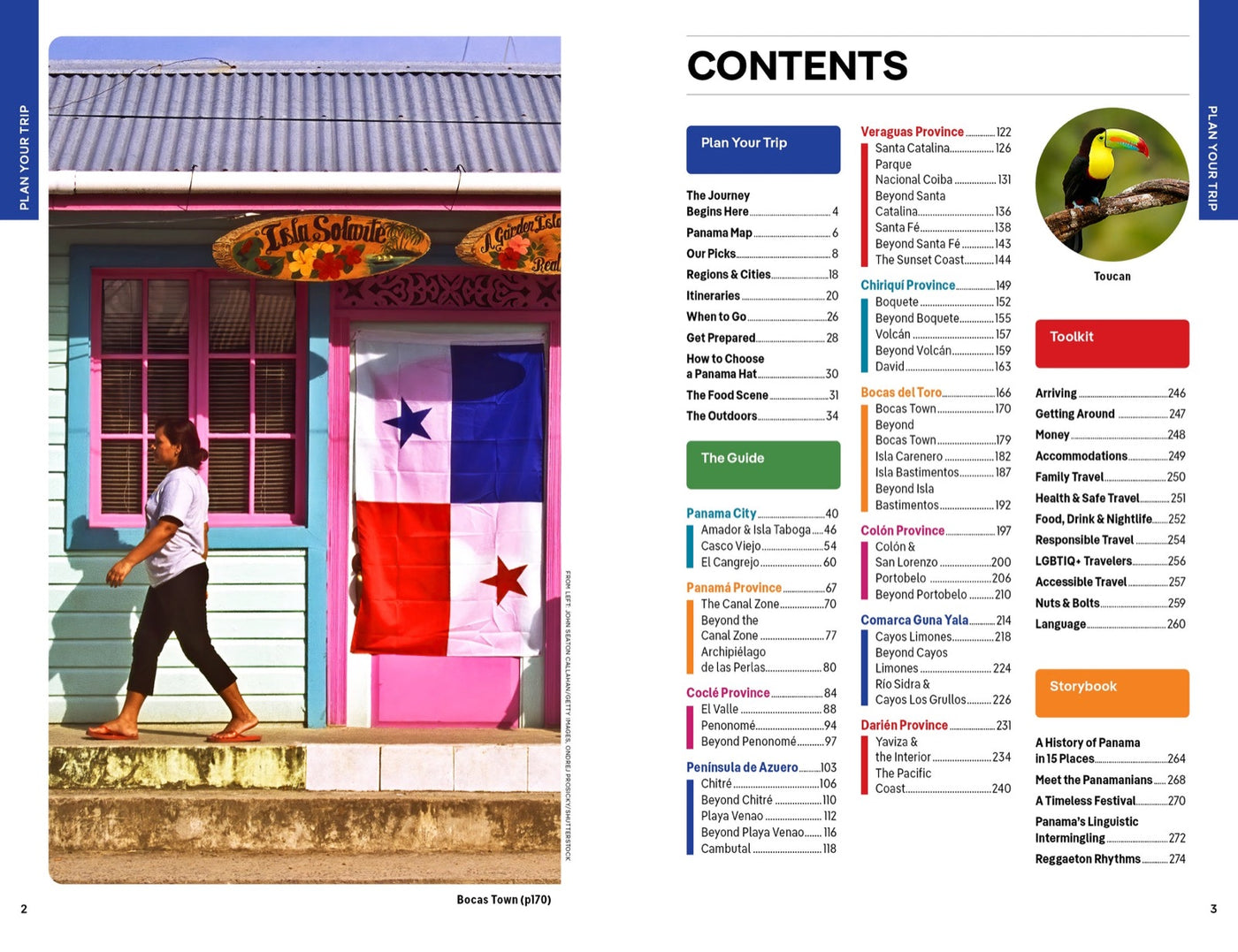 Lonely Planet Panama inside page 1