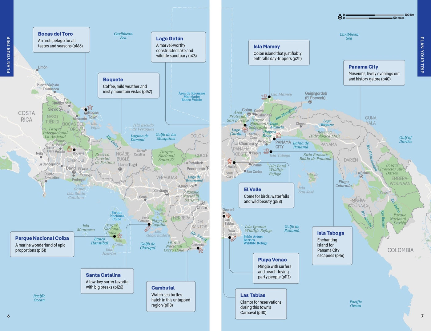 Lonely Planet Panama inside page 3