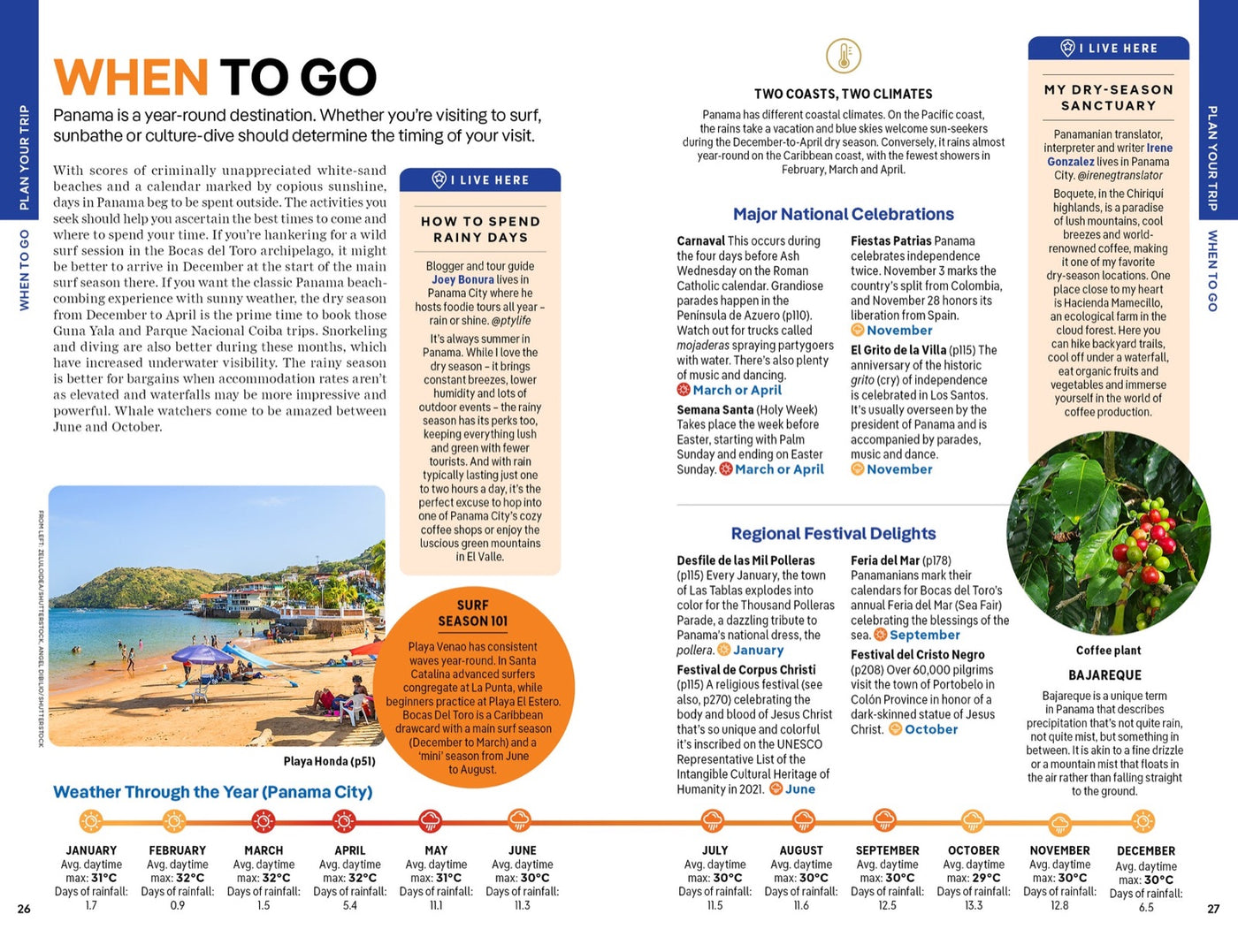 Lonely Planet Panama inside page 6