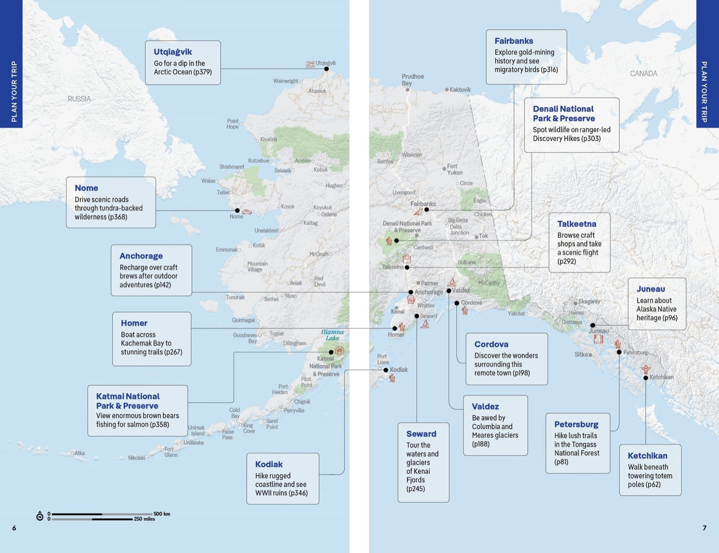 Lonely Planet Alaska inside page 2