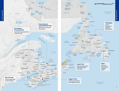 Lonely Planet Atlantic Canada inside page 2