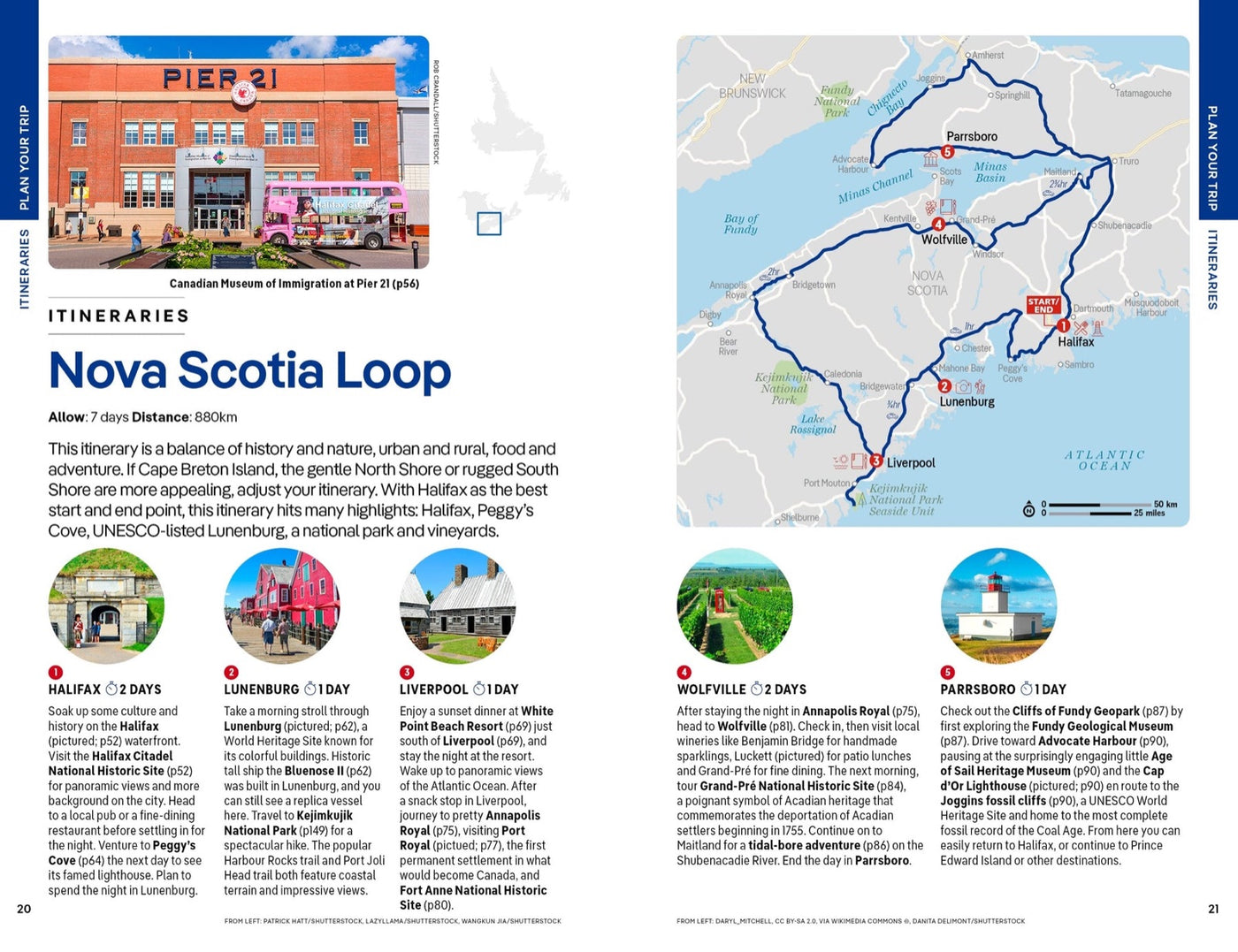 Lonely Planet Atlantic Canada inside page 4
