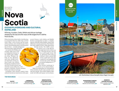 Lonely Planet Atlantic Canada inside page 9