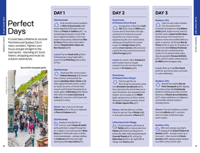 Lonely Planet Montreal & Quebec City inside page 3