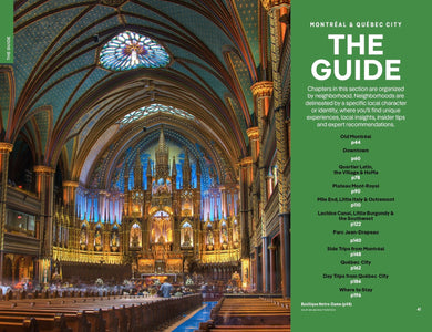 Lonely Planet Montreal & Quebec City inside page 7