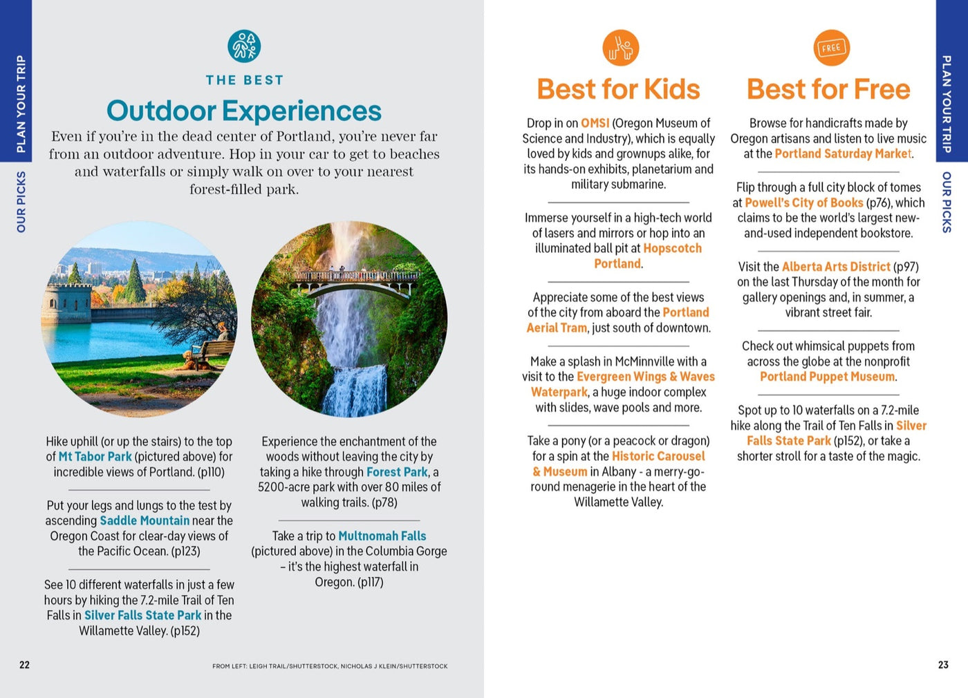 Lonely Planet Pocket Portland & the Willamette Valley inside page 2