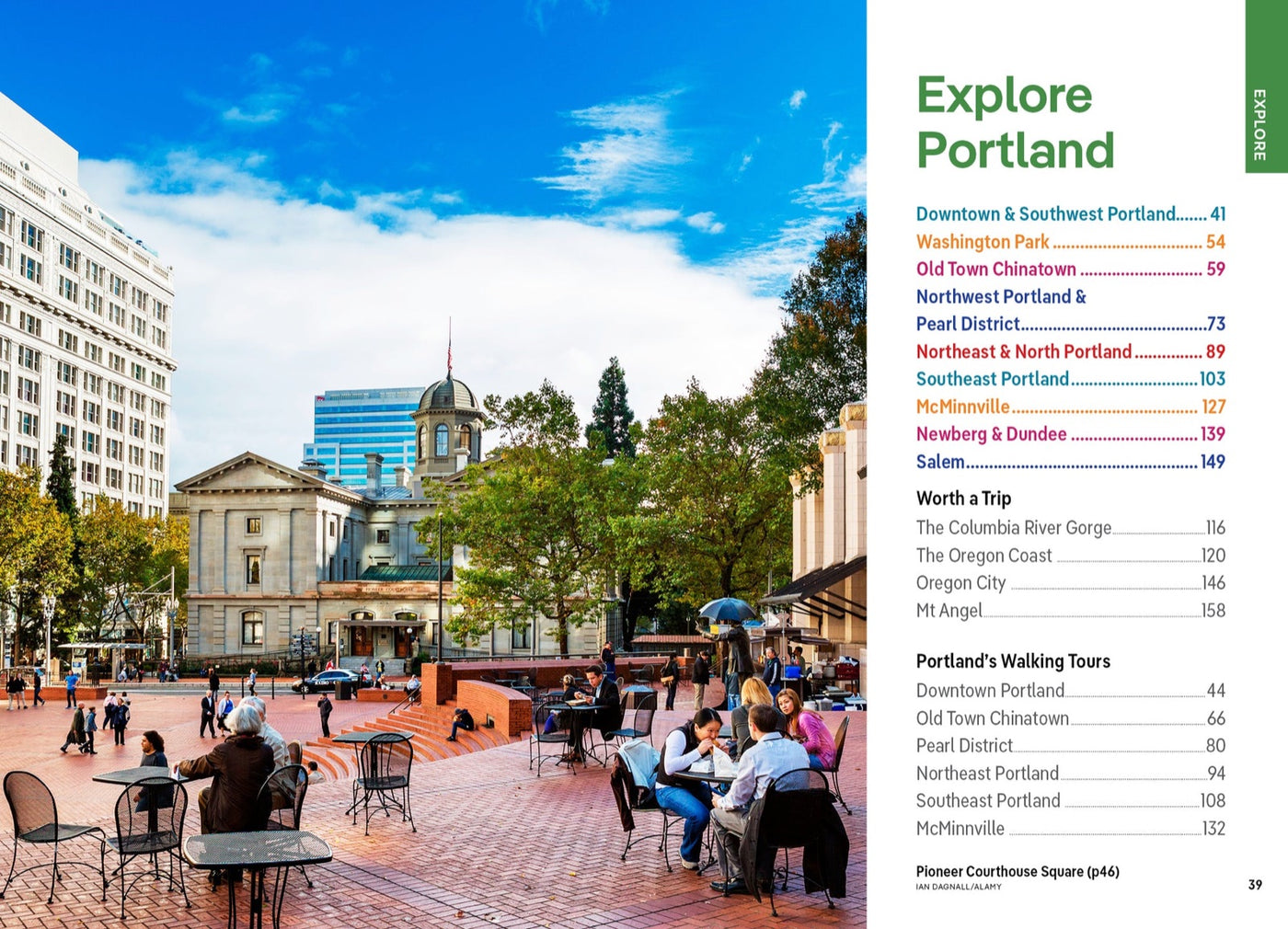Lonely Planet Pocket Portland & the Willamette Valley inside page 7