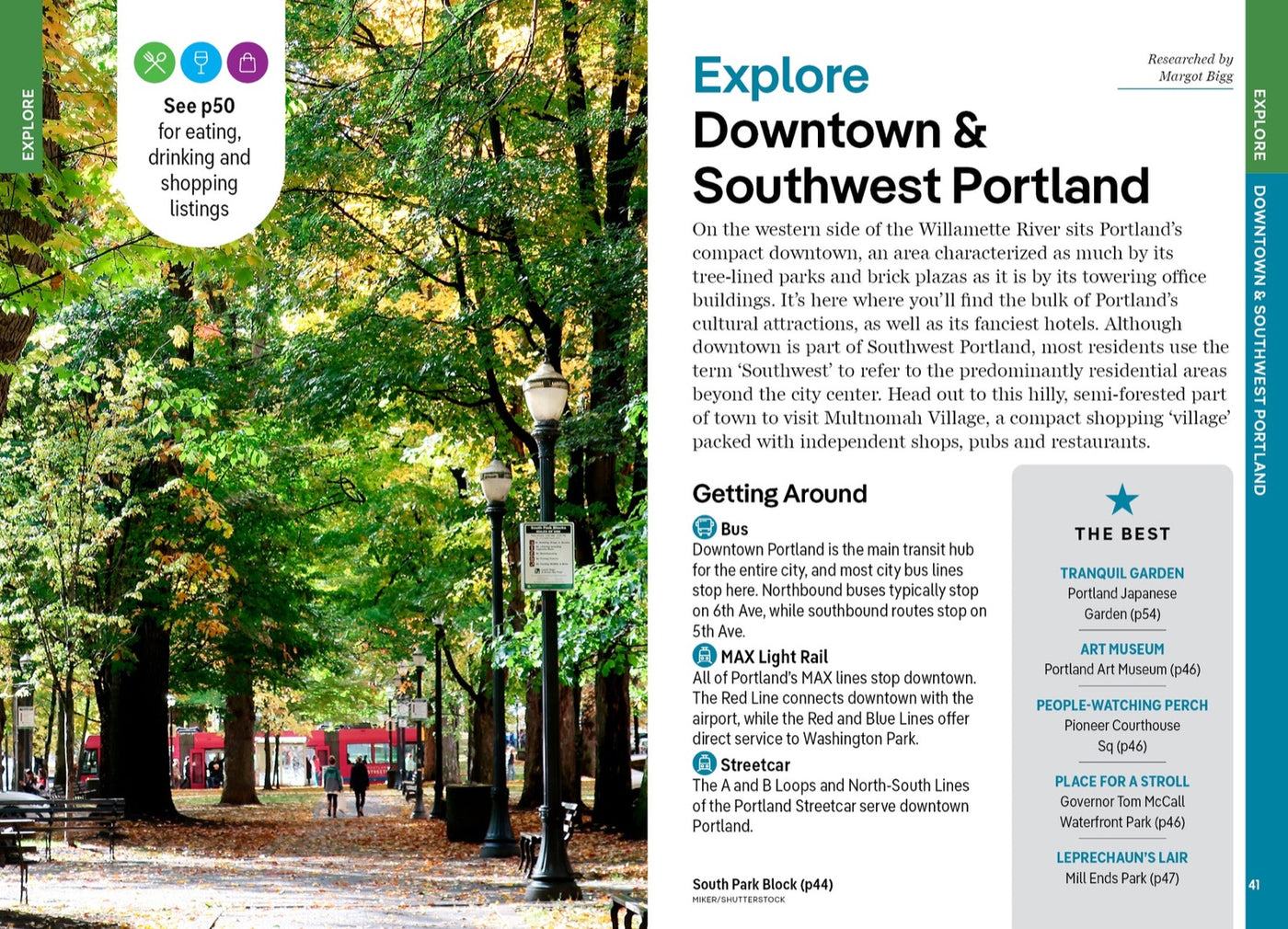 Lonely Planet Pocket Portland & the Willamette Valley inside page 8