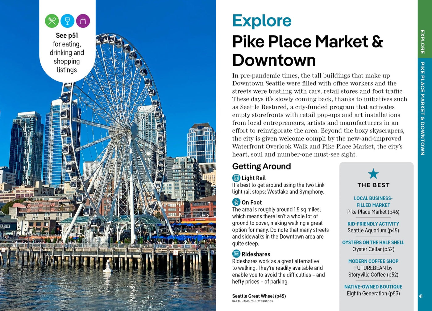 Lonely Planet Pocket Seattle inside page 7