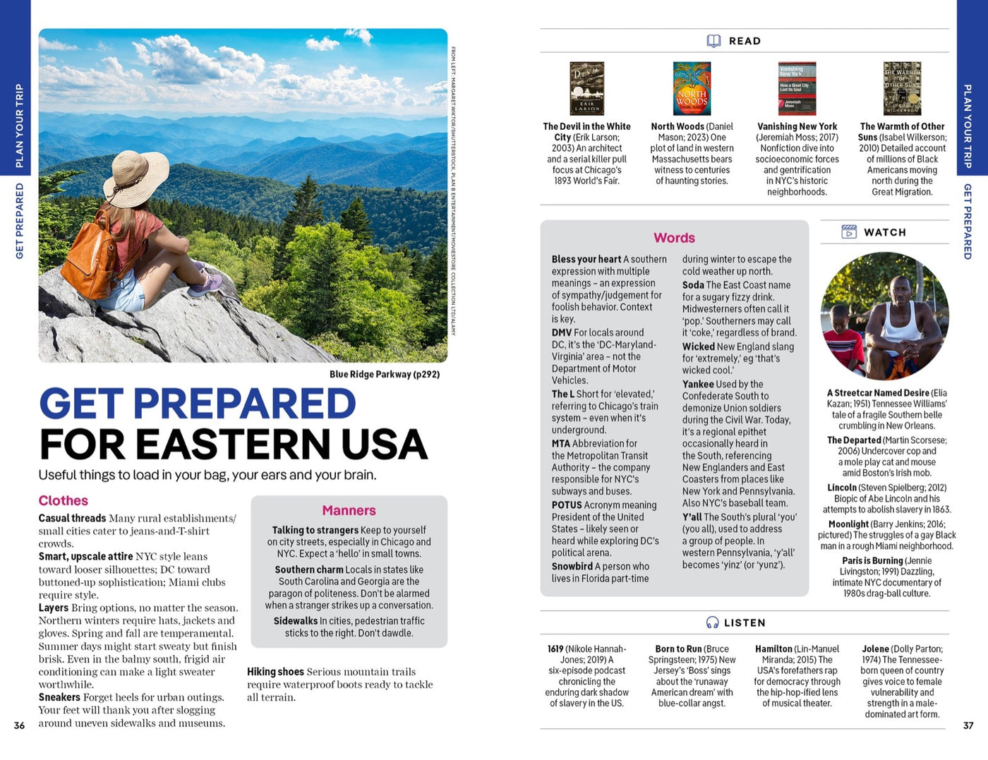 Lonely Planet Eastern USA inside page 6