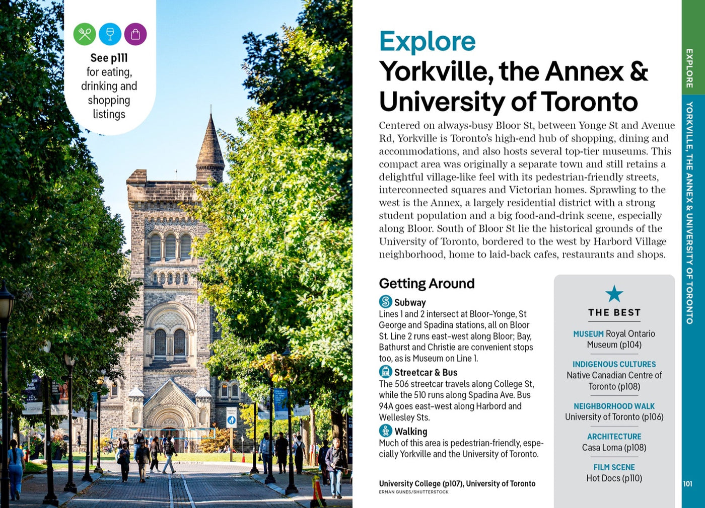 Lonely Planet Pocket Toronto inside page 8