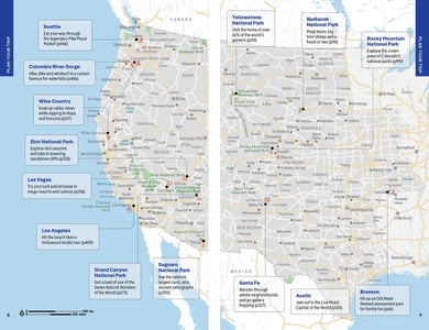 Lonely Planet Western USA inside page 2