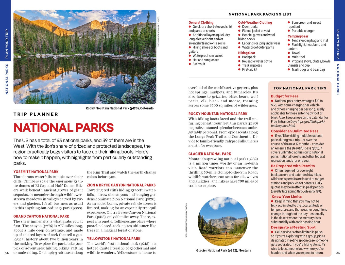 Lonely Planet Western USA inside page 7