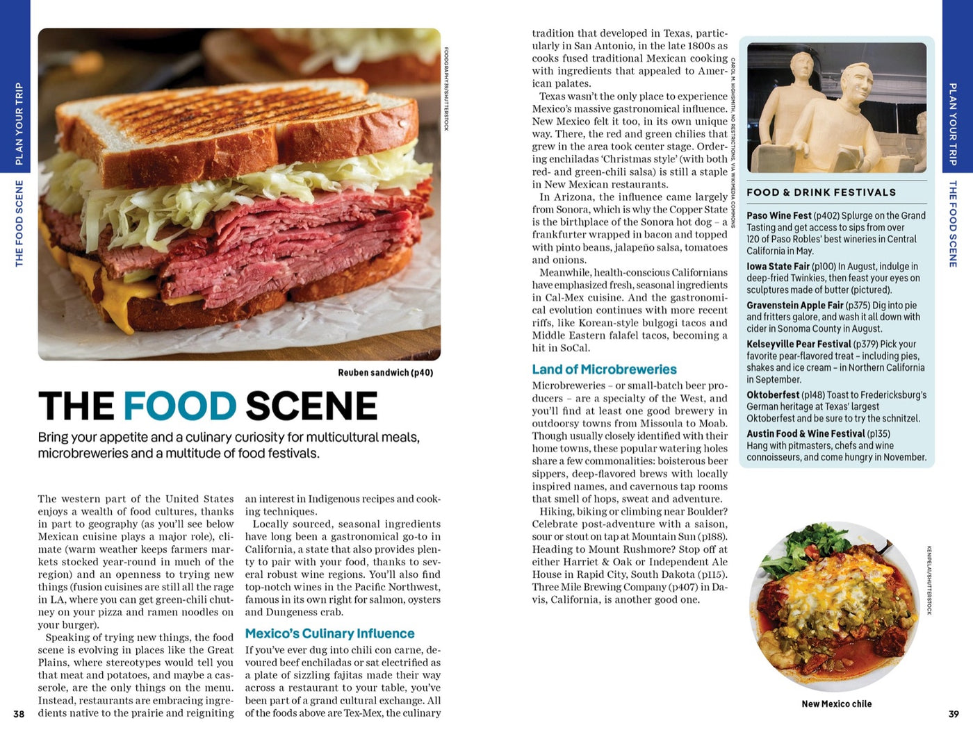 Lonely Planet Western USA inside page 8