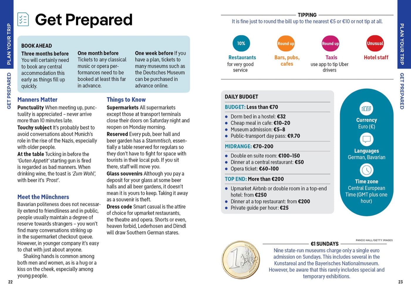 Lonely Planet Pocket Munich inside page 4