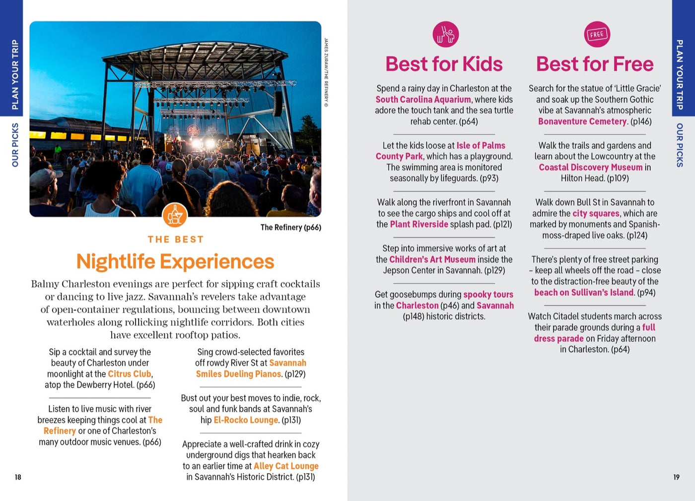 Lonely Planet Pocket Charleston & Savannah inside page 3