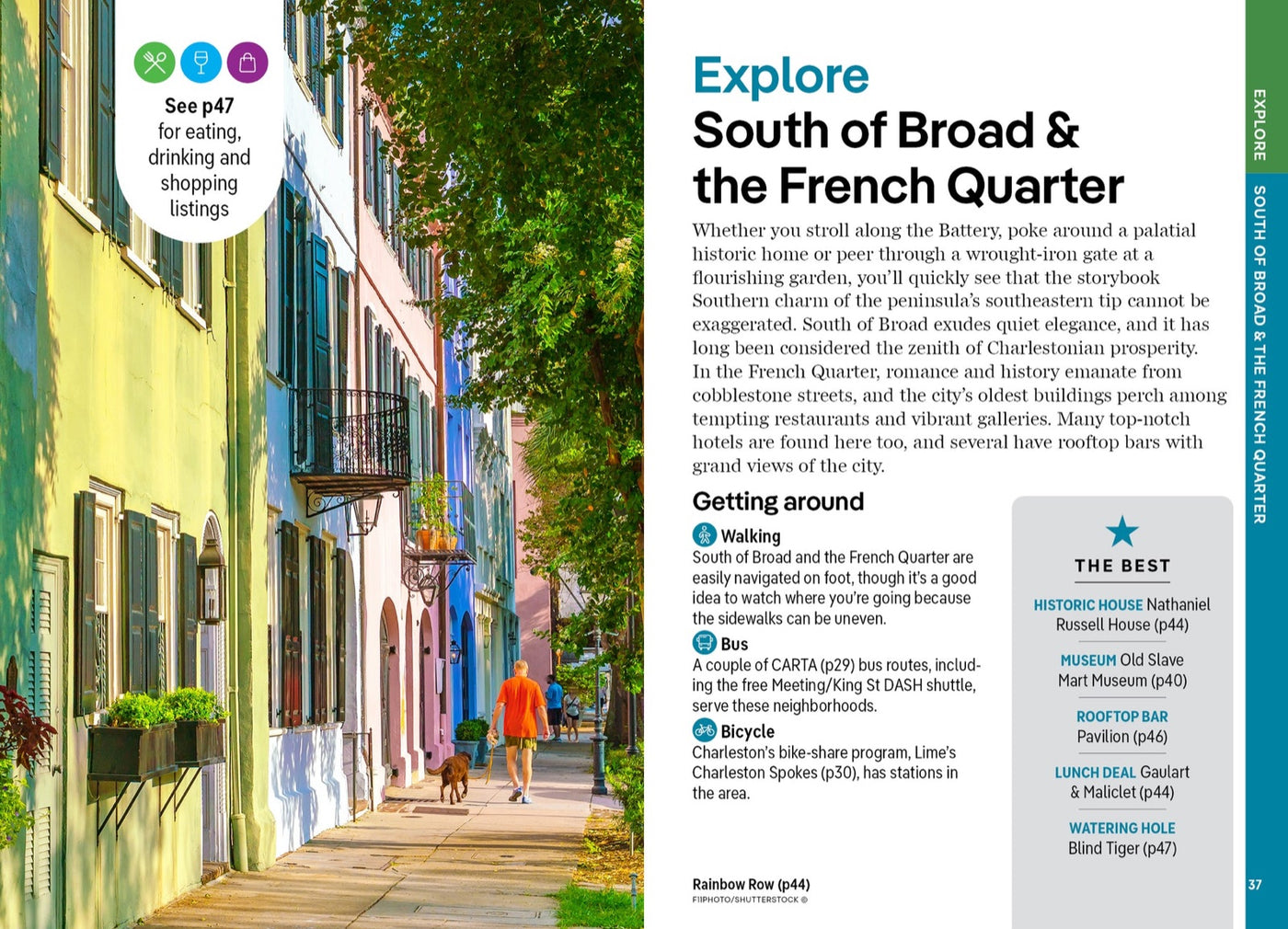 Lonely Planet Pocket Charleston & Savannah inside page 9