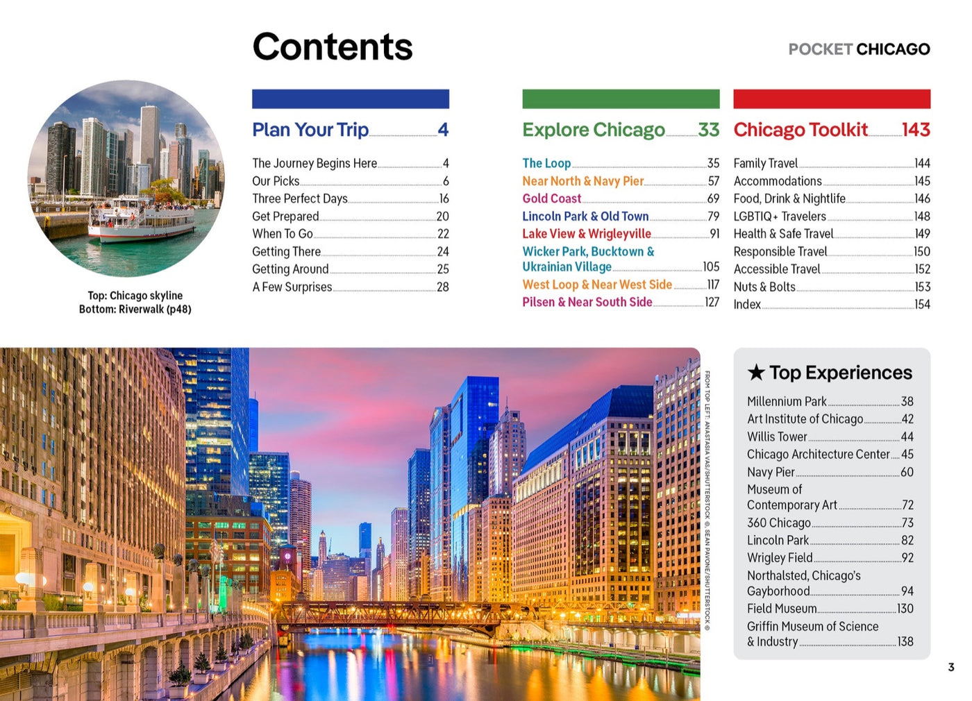 Lonely Planet Pocket Chicago inside page 1