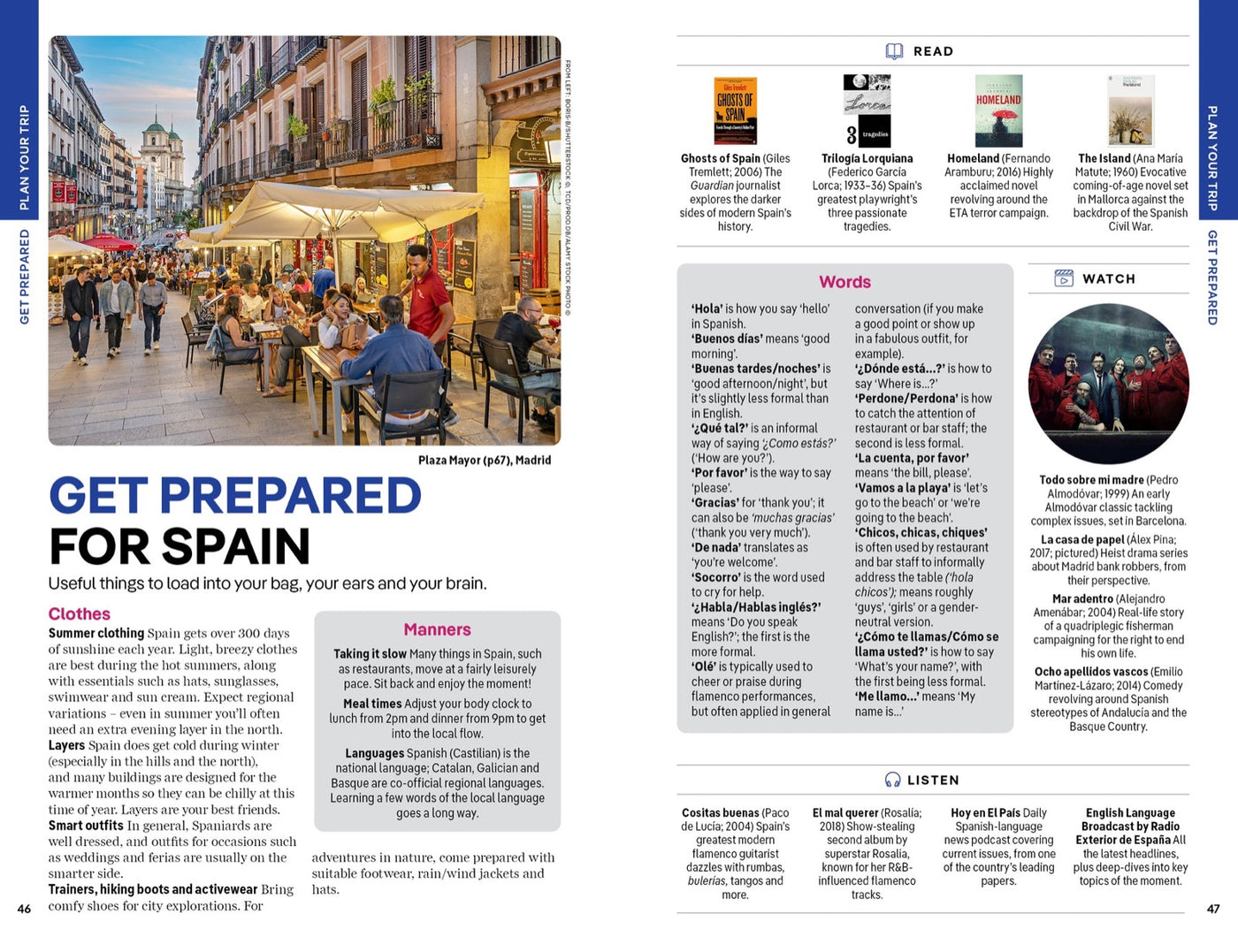 Lonely Planet Spain inside page 7