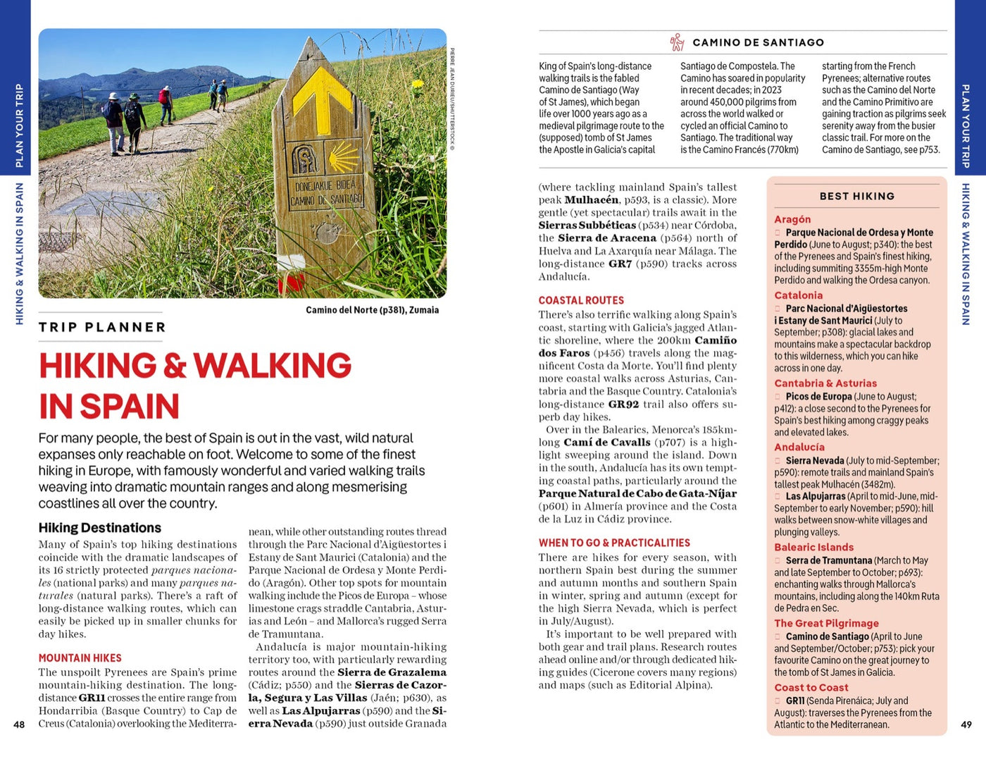 Lonely Planet Spain inside page 8