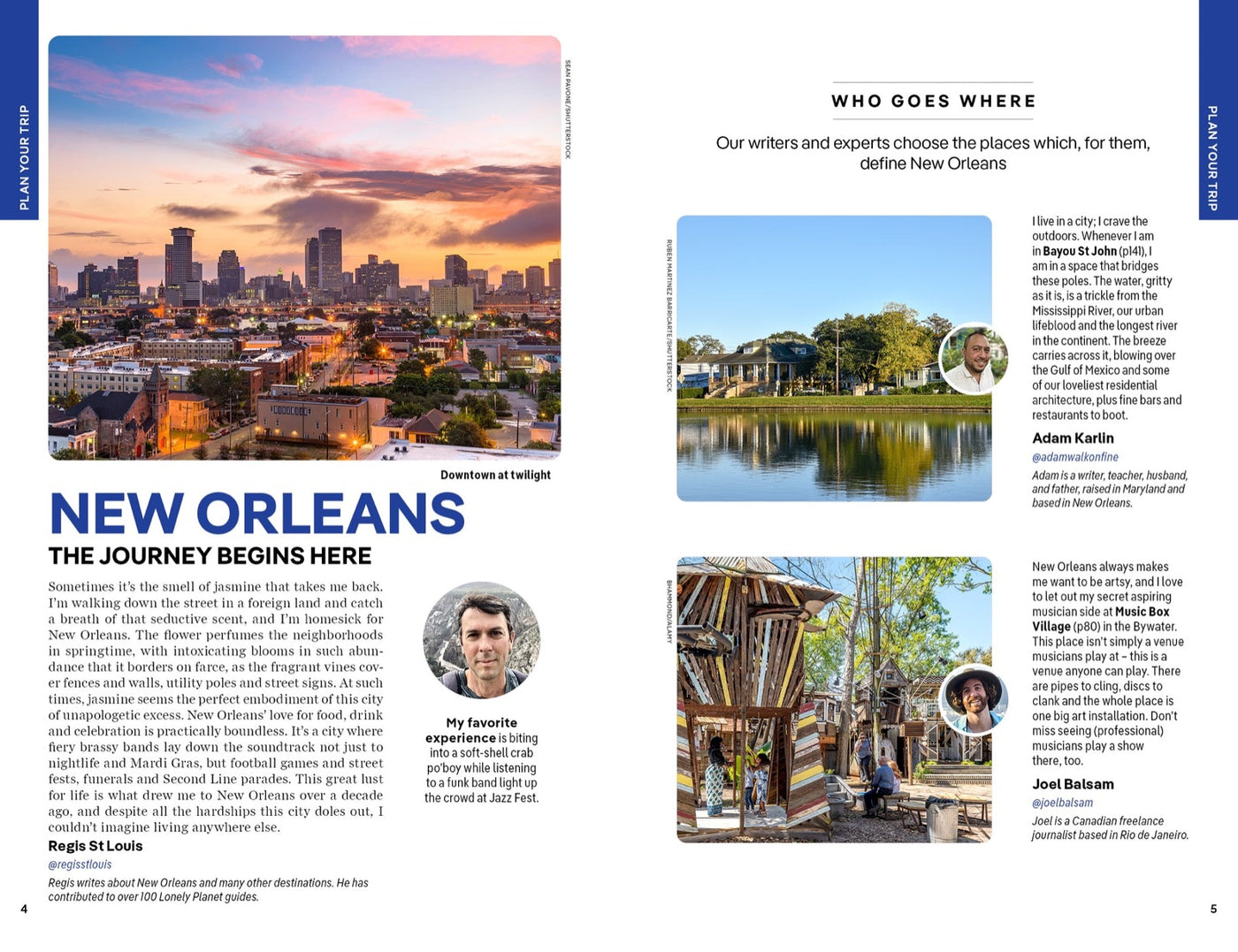 Lonely Planet New Orleans inside page 2