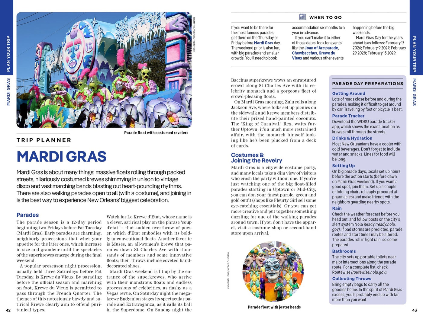Lonely Planet New Orleans inside page 8