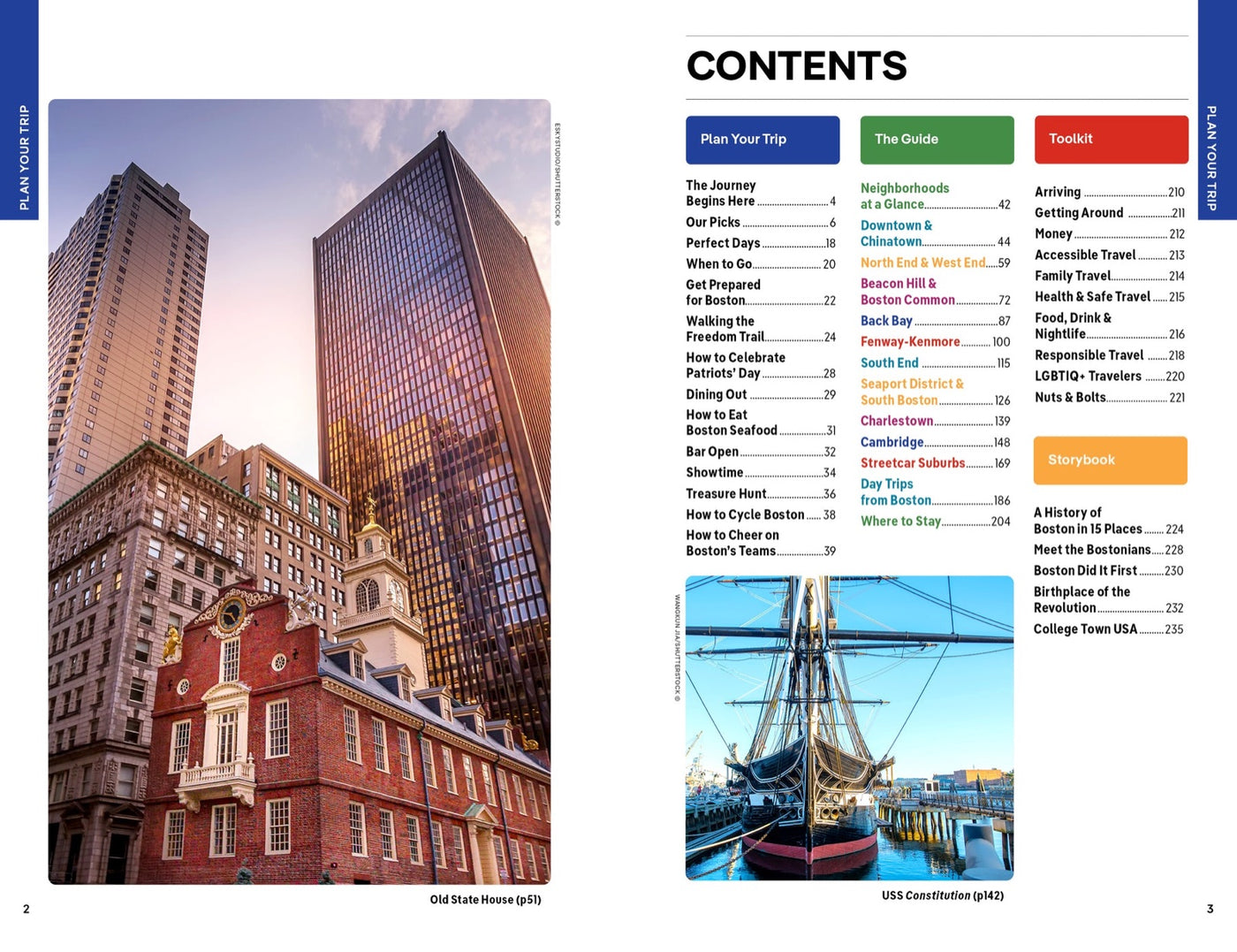 Lonely Planet Boston inside page 1