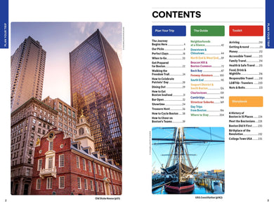 Lonely Planet Boston inside page 1