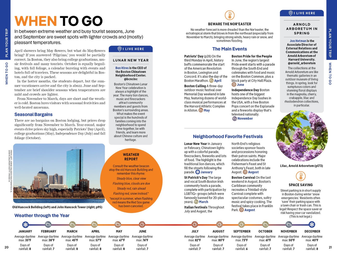 Lonely Planet Boston inside page 5