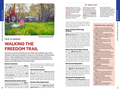 Lonely Planet Boston inside page 7