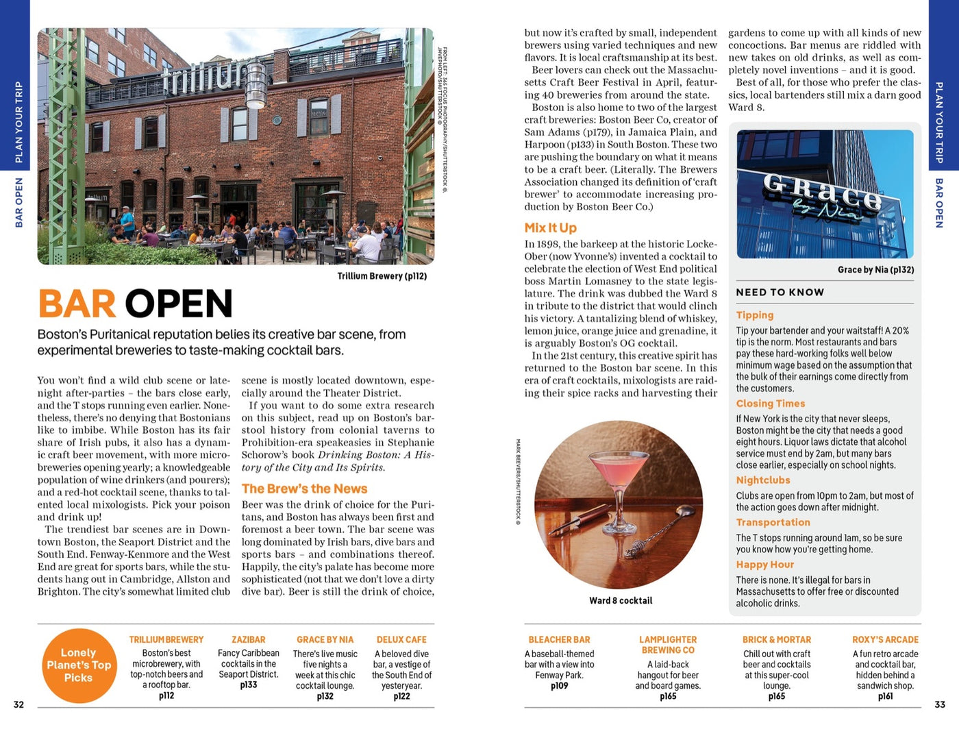 Lonely Planet Boston inside page 8
