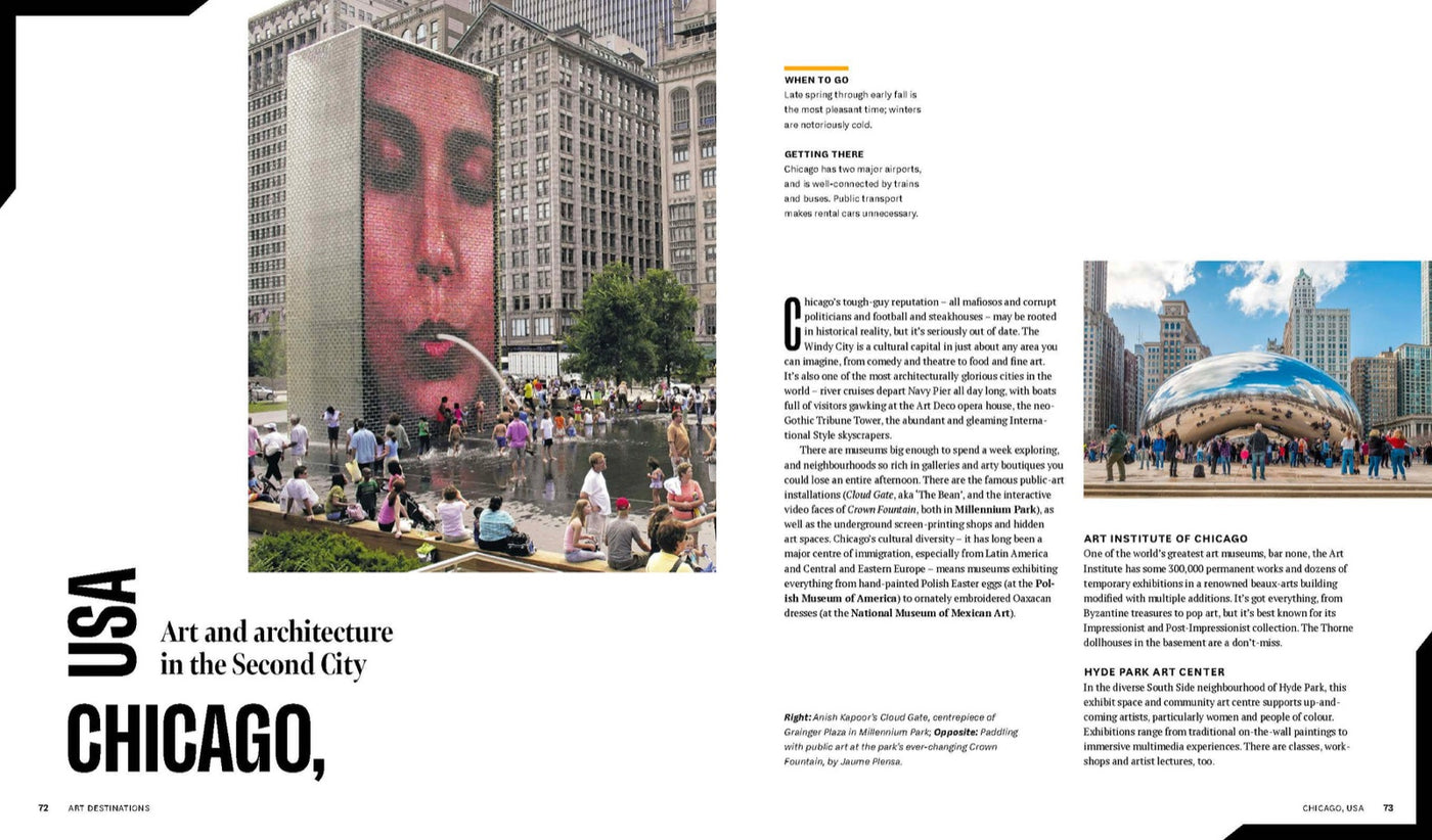Lonely Planet Art Destinations inside page 7