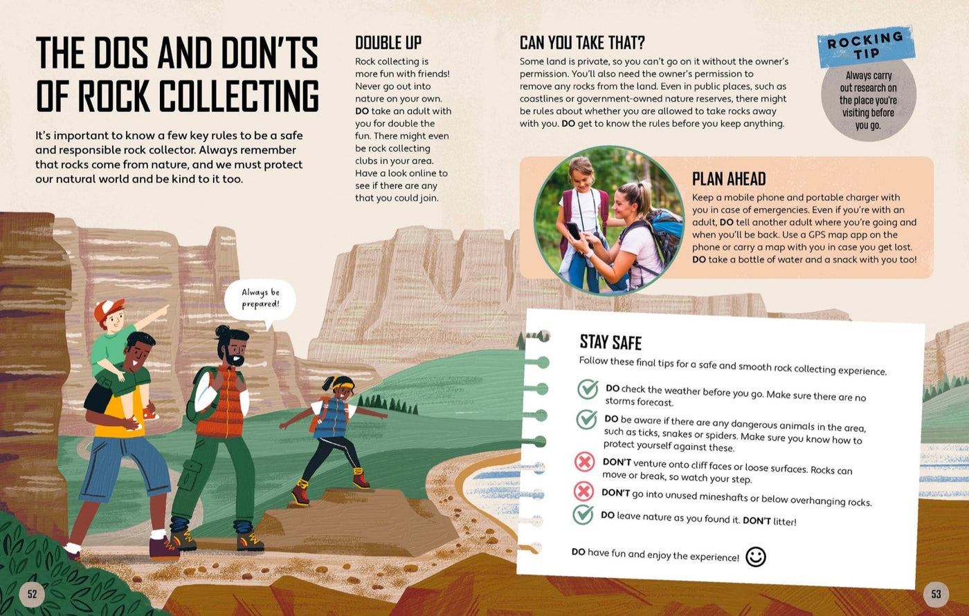 Lonely Planet Kids Let's Go Rock Collecting inside page 10