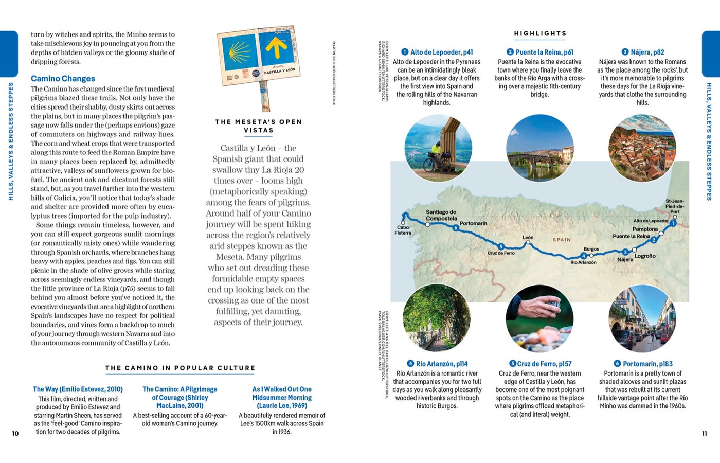 Lonely Planet Journey Camino de Santiago inside page 5
