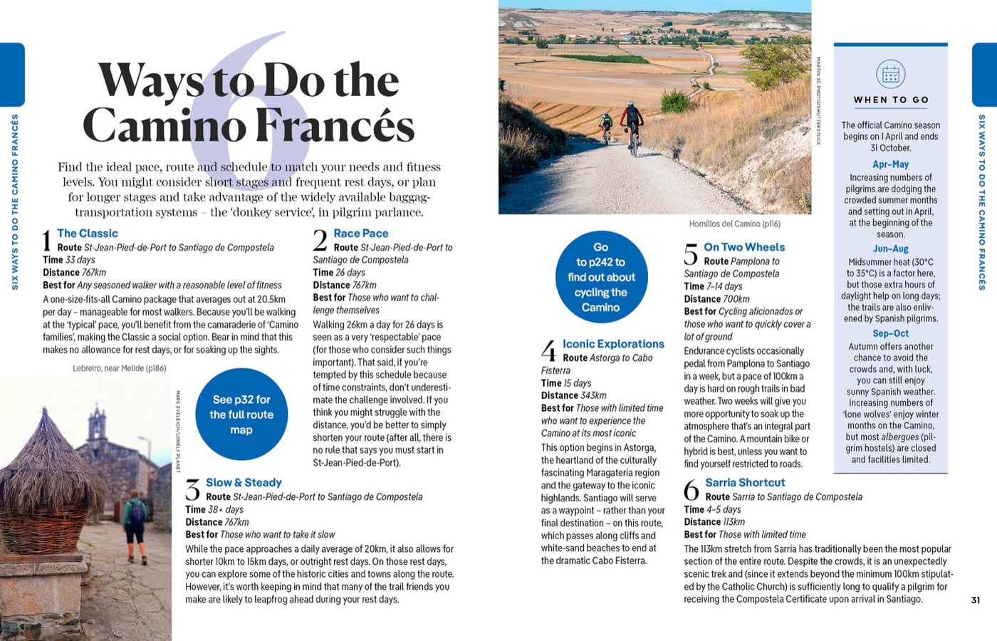 Lonely Planet Journey Camino de Santiago inside page 7