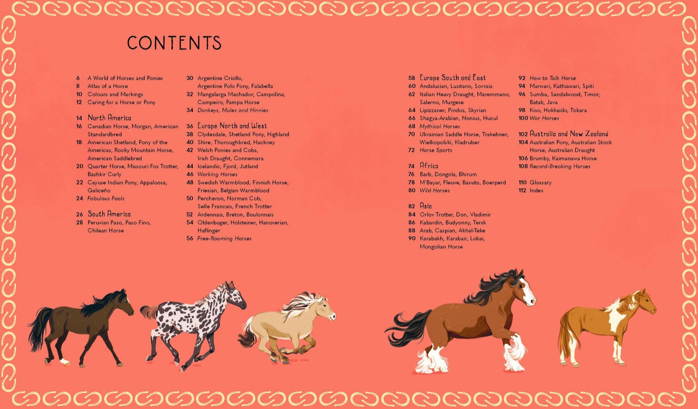 Lonely Planet Kids Atlas of Horses and Ponies inside page 1