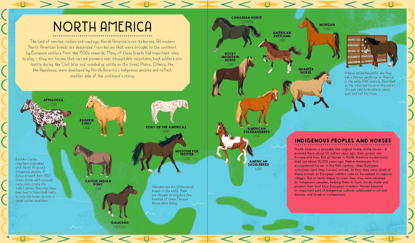 Lonely Planet Kids Atlas of Horses and Ponies inside page 5