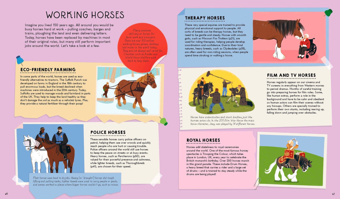 Lonely Planet Kids Atlas of Horses and Ponies inside page 7