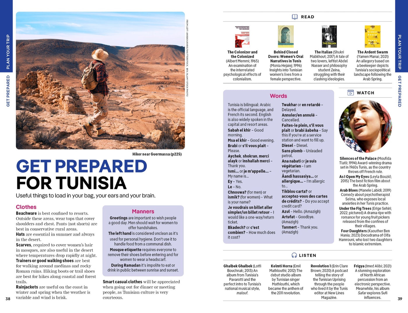 Lonely Planet Tunisia inside page 8