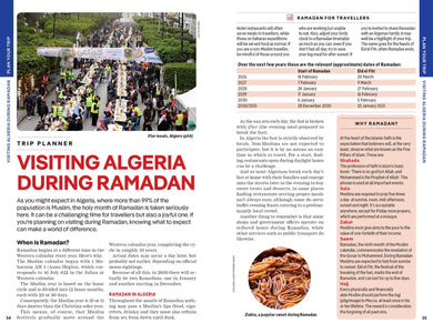 Lonely Planet Algeria inside page 7